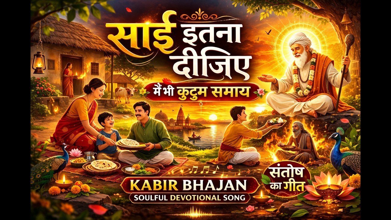 साईं इतना दीजिए | Kabir Bhajan | संतोष का सच्चा अर्थ | Soulful Hindi Devotional Song #2026 #kabira