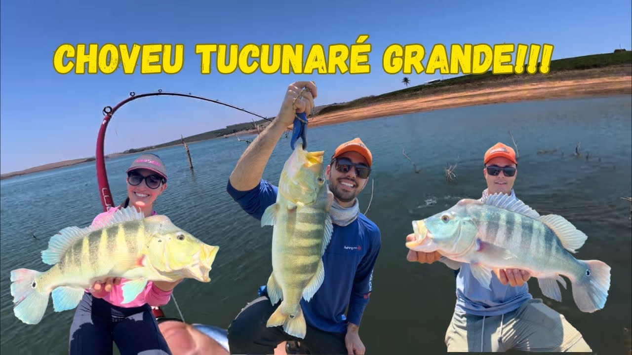 A MELHOR PESCARIA DO ANO! S&Oacute; TUCUNAR&Eacute; BRUTO. 