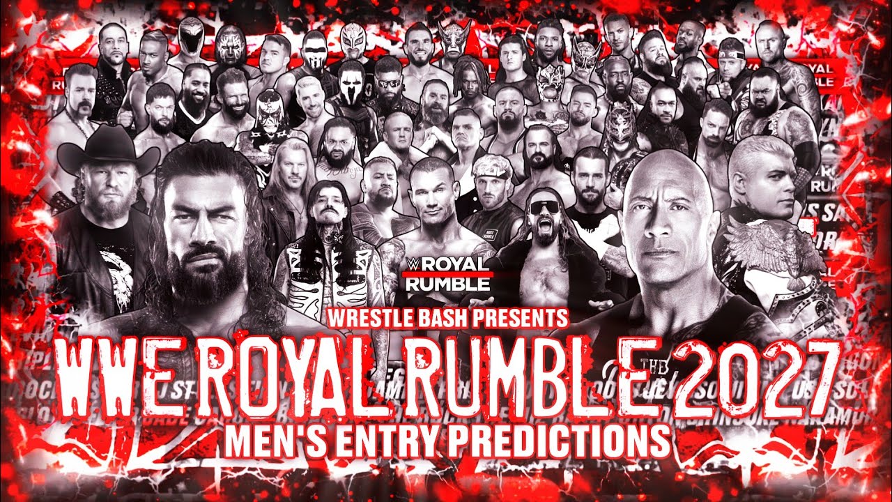 Прогнозы на участие мужчин в WWE Royal Rumble 2027