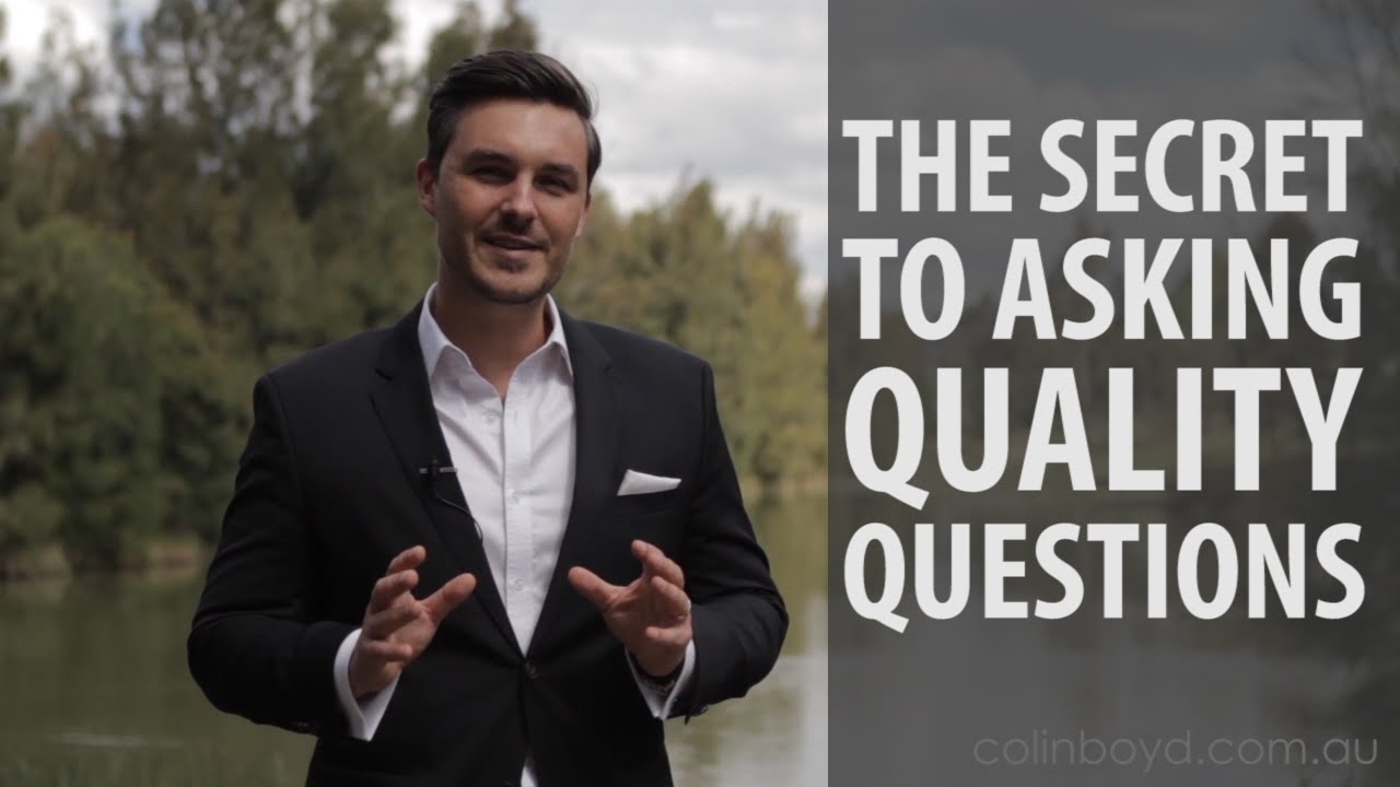 How to Ask Good Questions with Colin Boyd