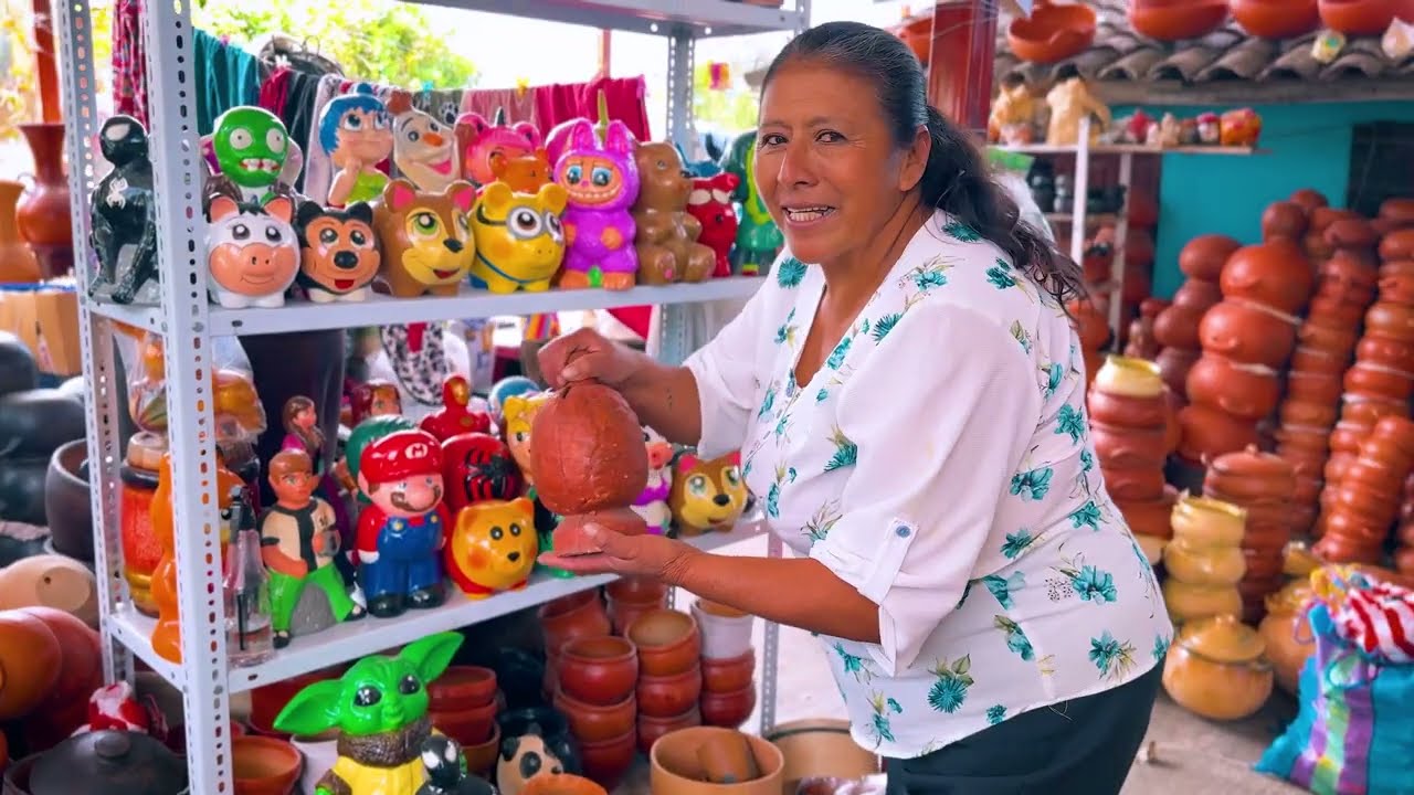 Llevé a mi casa en Zambí un platon para asar tortillas y unas flores hermosas