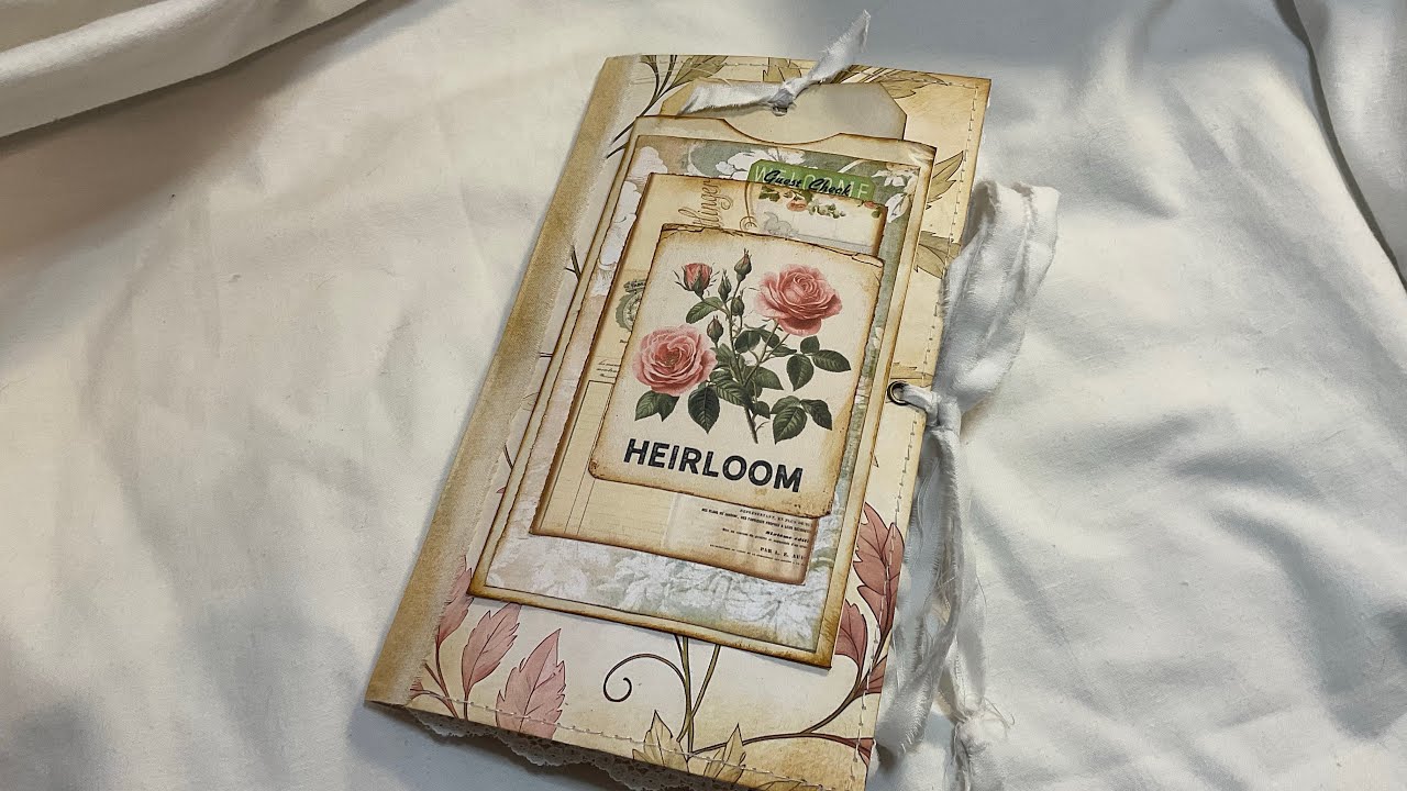 Shades of Green journal - Full Flip through - Handmade