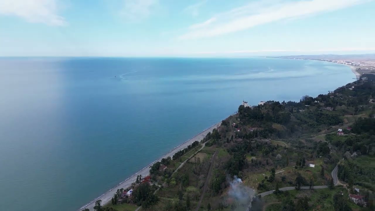 Land for sale 100 meters from Black Sea. Location Buknari, Ajaria, Georgia.
