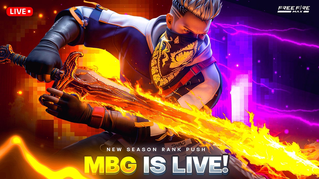 Grandmaster  Live Rank Push ❤️-  Free Fire Telugu Live  - Munna Bhai #MBG