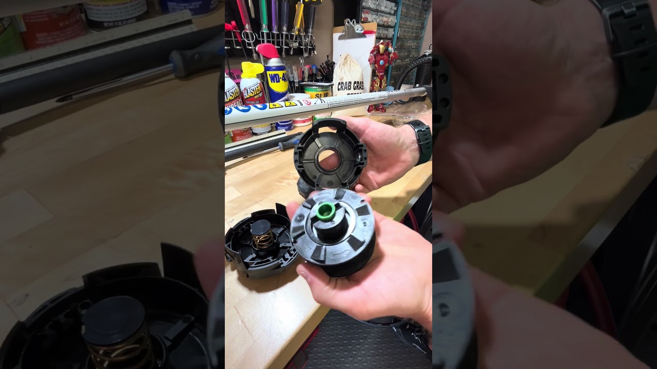 HOW TO PUT AN ECHO SPEED FEED 400 HEAD ON A STIHL TRIMMER