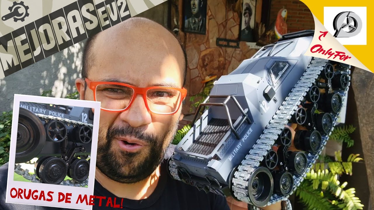 RIPSAW EV2 CON ORUGAS METALICAS WOW!  ES EL SG 1203 ESCALA 1/12 ¡ME ENCANTA EL RUIDO! |DRONEPEDIA