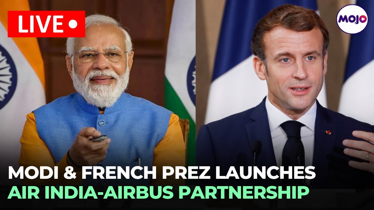 LIVE | Modi And French Prez Macron Launches Air India-Airbus Partnership Via Video Conference
