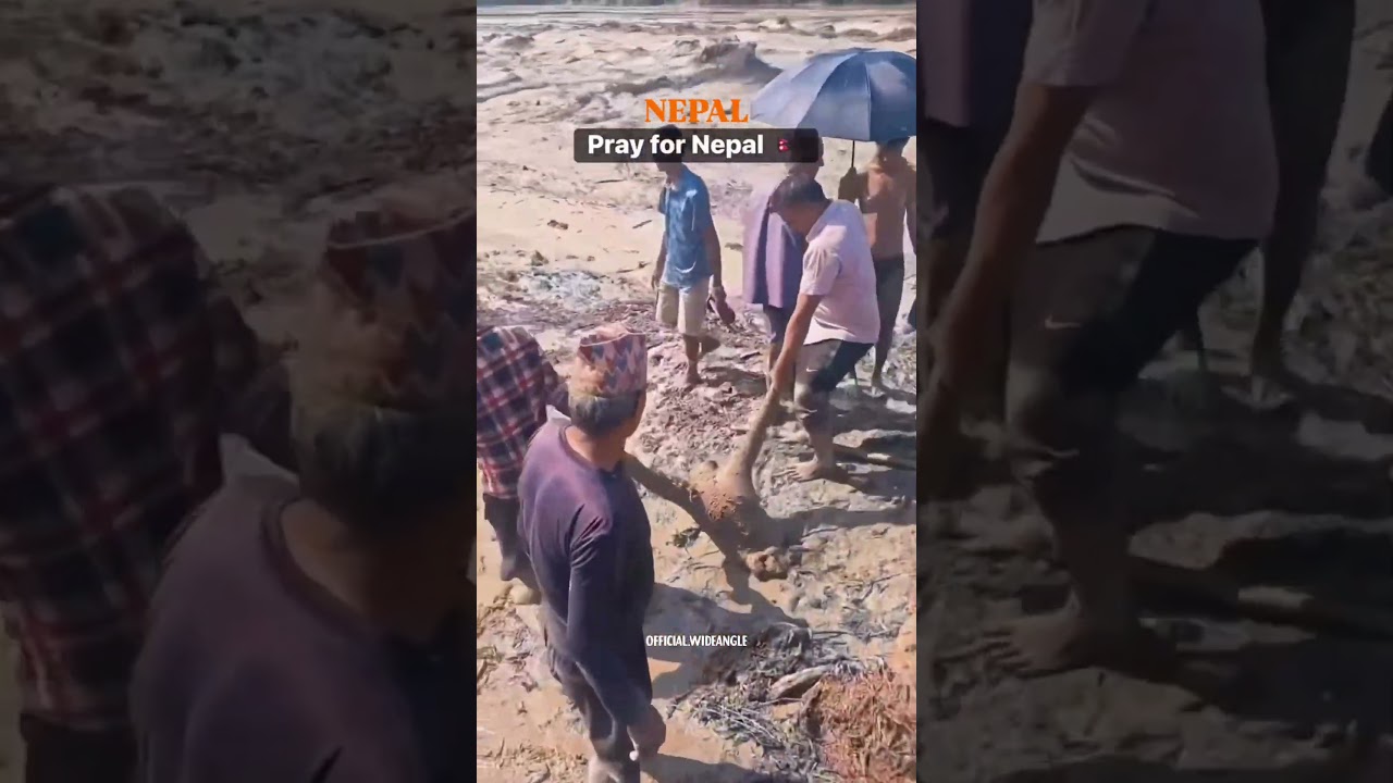 Nepal🇳🇵 #shortfeed #nepal #news #flood #nonsubscribers #destroyed #likesharesubscribe #viralnews