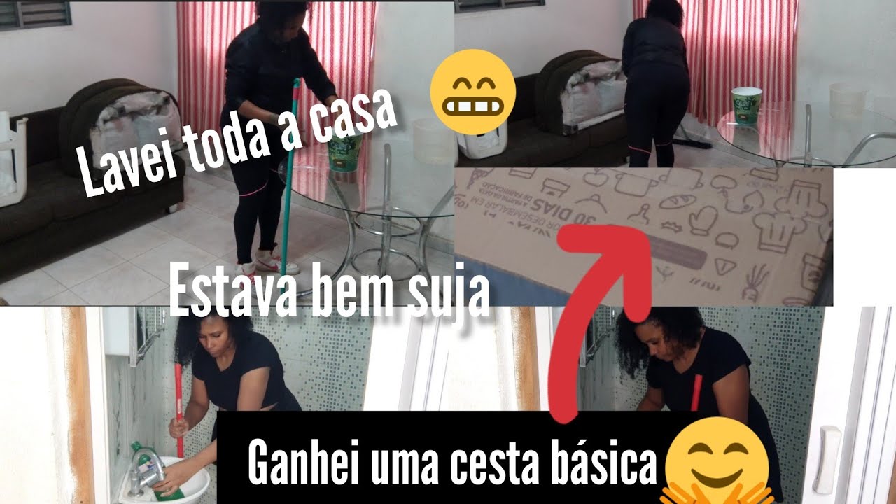 FAXINA NO BANHEIRO NA SALA NA COZINHA COMPREI POTES BARATOS / GANHEI UMA CESTA B&Aacute;SICA