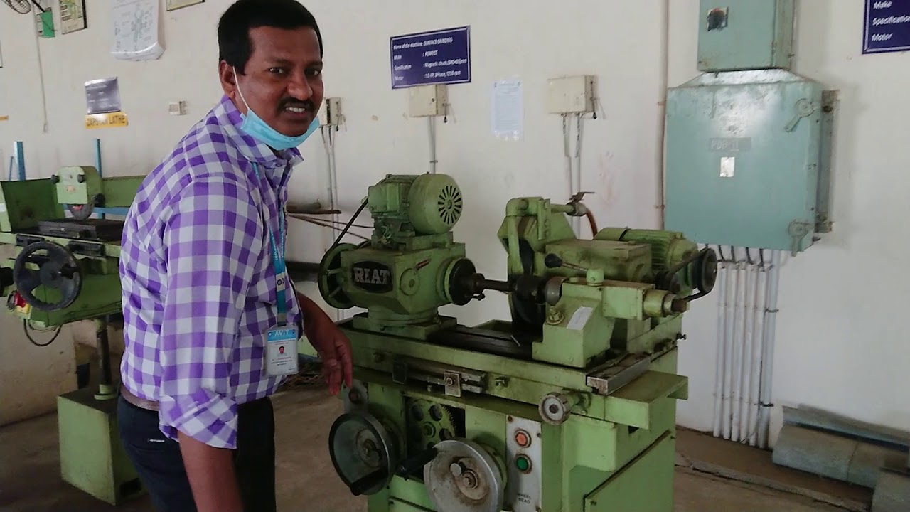 Cylindrical Grinding Machine operation