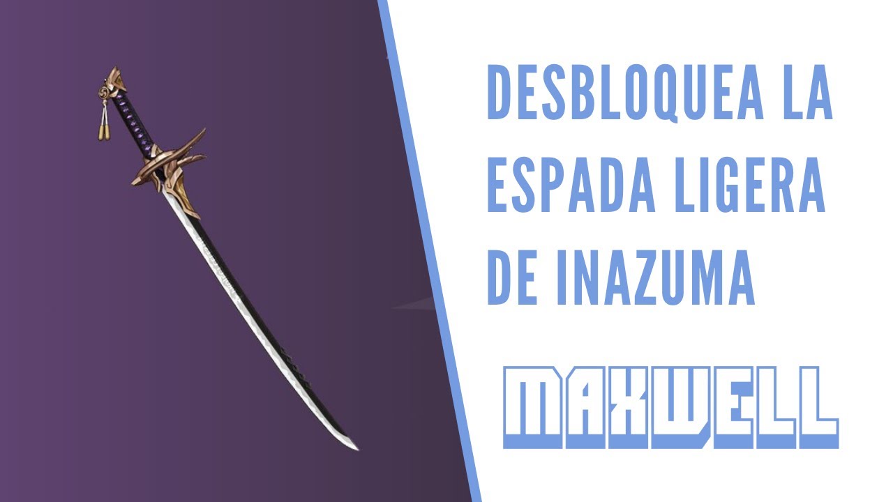 CONSIGUE LA ESPADA LIGERA DE LA FORJA EN INAZUMA - Genshin Impact (Gameplay Espa&ntilde;ol)