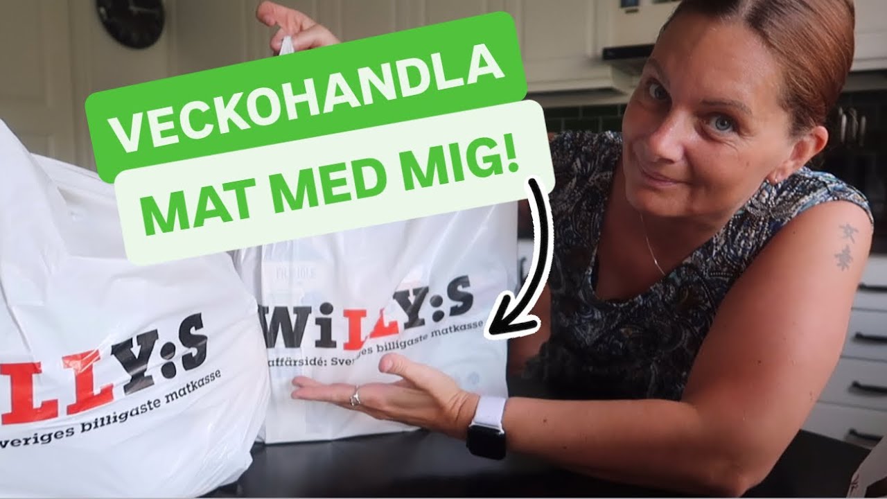 Mathaul! Veckohandlar mat till två vuxna och två barn med sommarlov! 