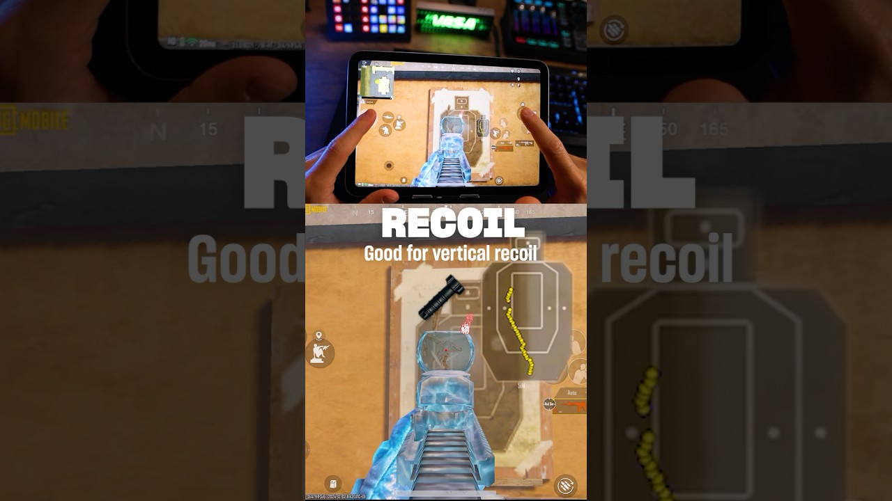 Vertical Grip vs Angled Foregrip 🤨 @VASA_GG #TeamVASA #VASA #PUBGM #BGMI #pubgmobile