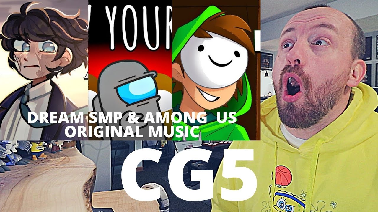 LISTENING to CG5 for the FIRST TIME! (Gone Away, Show Yourself, I See A Dreamer) [Dream SMP]