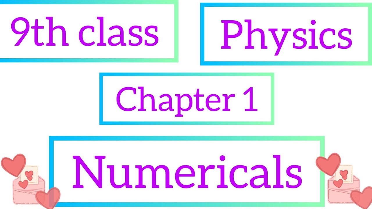1 chapter - Numericals || 9th class Physics || Physical Quantities and Measurement problems