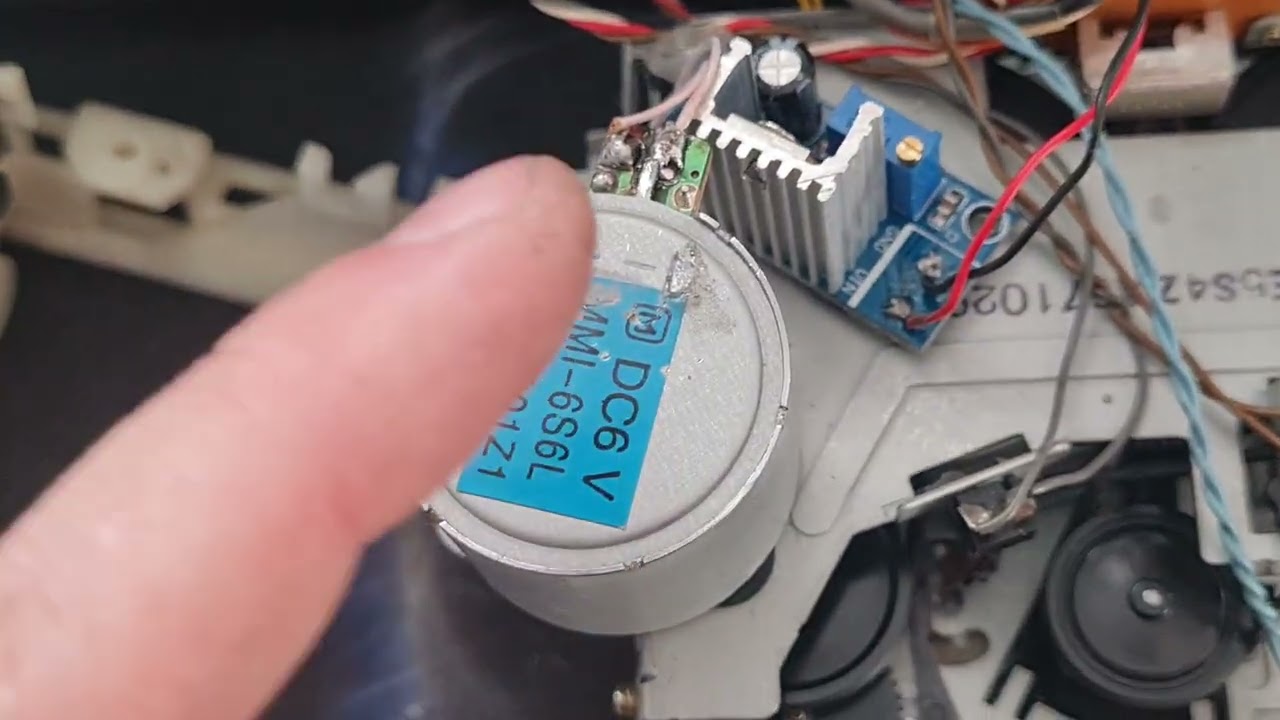 Panasonic CW-200 установка не родных двигателей. Motor replace.