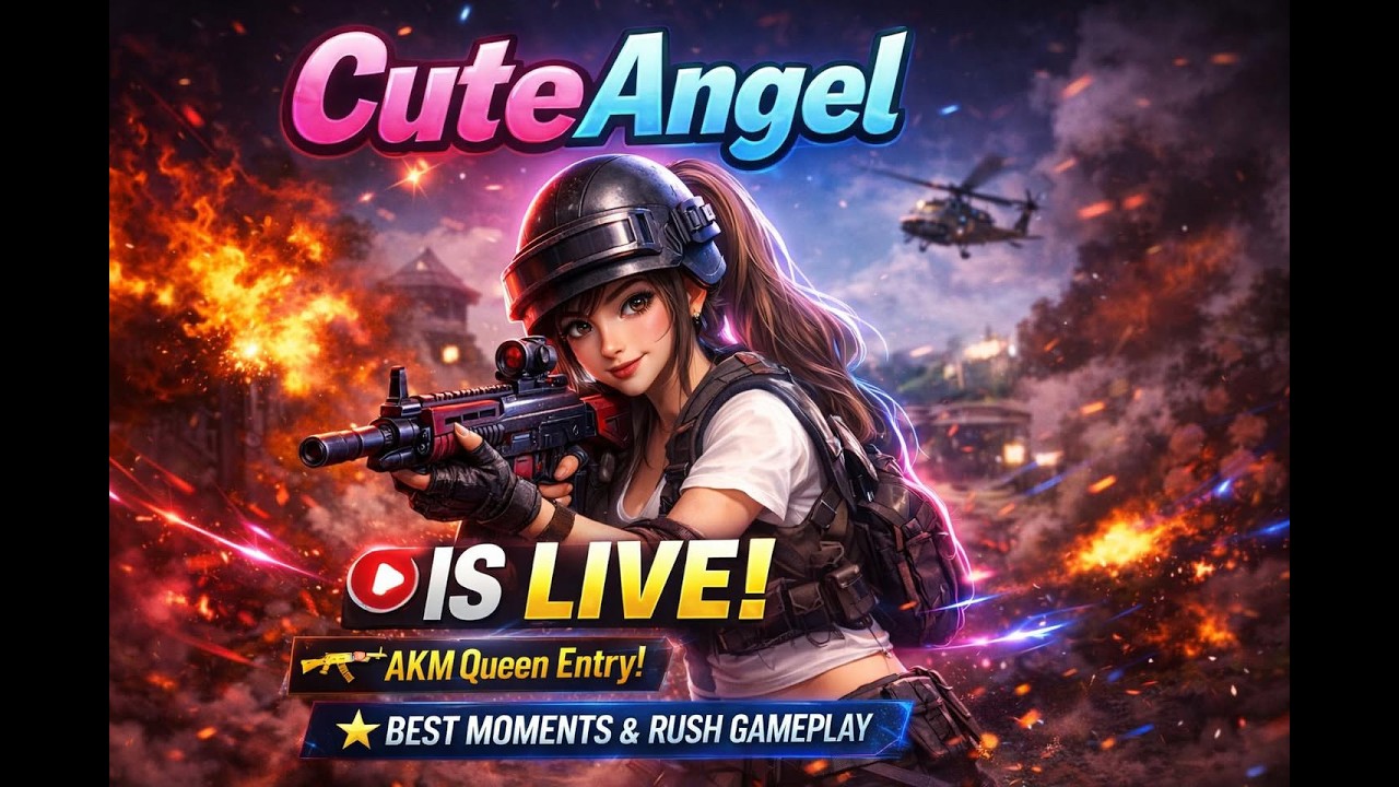 👉1v1 tdm noob smjhe kya | New Girl Gamer Entry | Hindi Live #CuteAngel #bgmilive