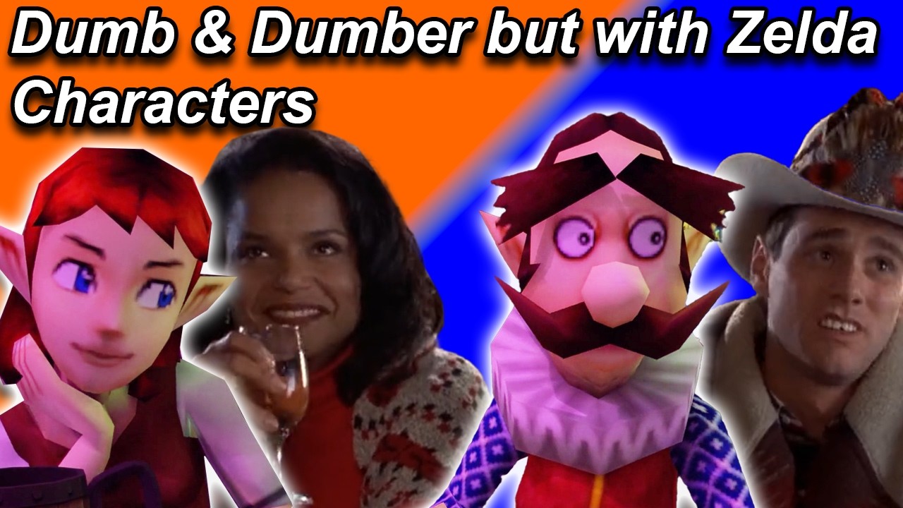 Dumb and Dumber Bar Scene With Zelda Characters [Blender Animation]