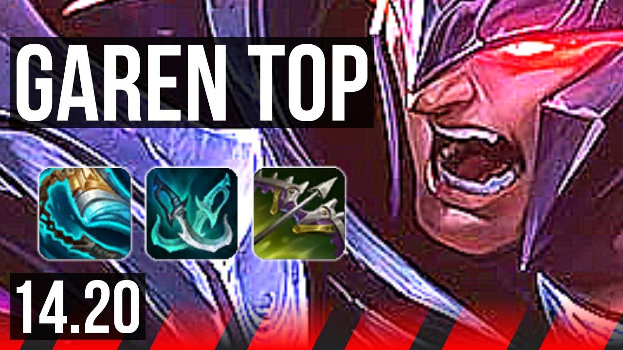 GAREN vs JAX (TOP) | 1000+ games | KR Master | 14.20