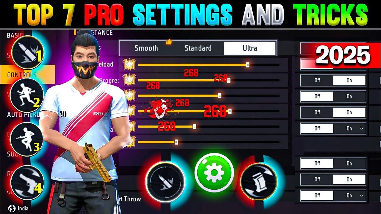Free Fire Max Auto Headshot Trick 2025 Sensitivity | 2gb, 4gb, 6gb Ram Headshot Sensitivity Setting