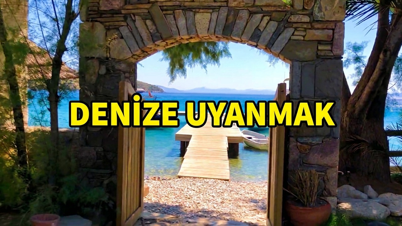 DATÇA Kargı Koyu BİZİM EV- 2023  DENİZE UYANMAK HERHALDE BÖYLE BİR ŞEY OLSA GEREK #datça