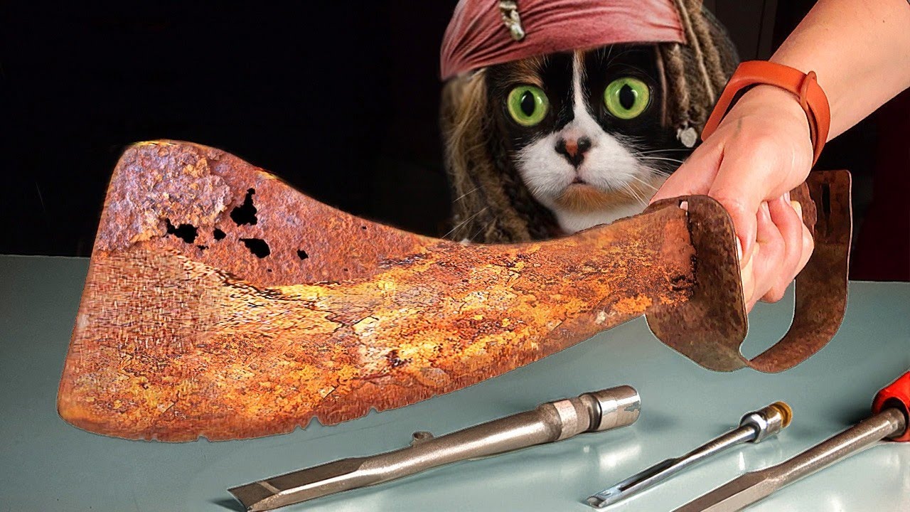RESTAUROVÁNÍ STARÉHO PIRÁTSKÉHO MEČE