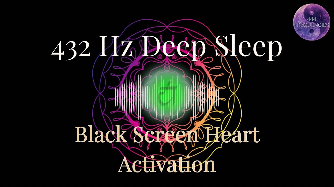 ⚡️ 432hz Deep Sleep Sound Bath | Earth-Heart Healing | Rain & Thunder Ambience