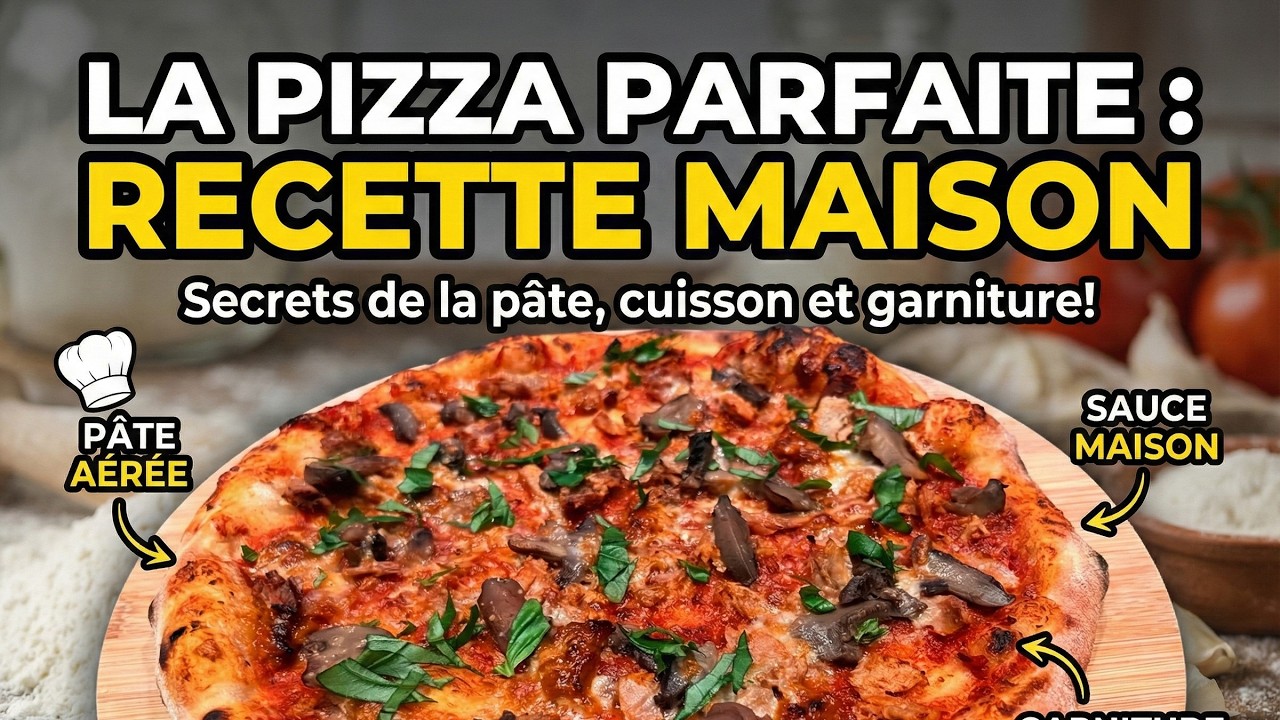 🍕 La Recette Pizza Maison Parfaite : Résultat digne d'une Pizzeria !