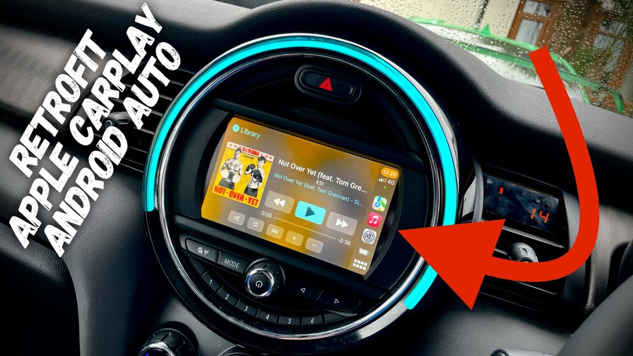 Mini F56 How to retrofit install NBT Apple Carplay Android Auto 04/2013 to 06/2016 car MMI