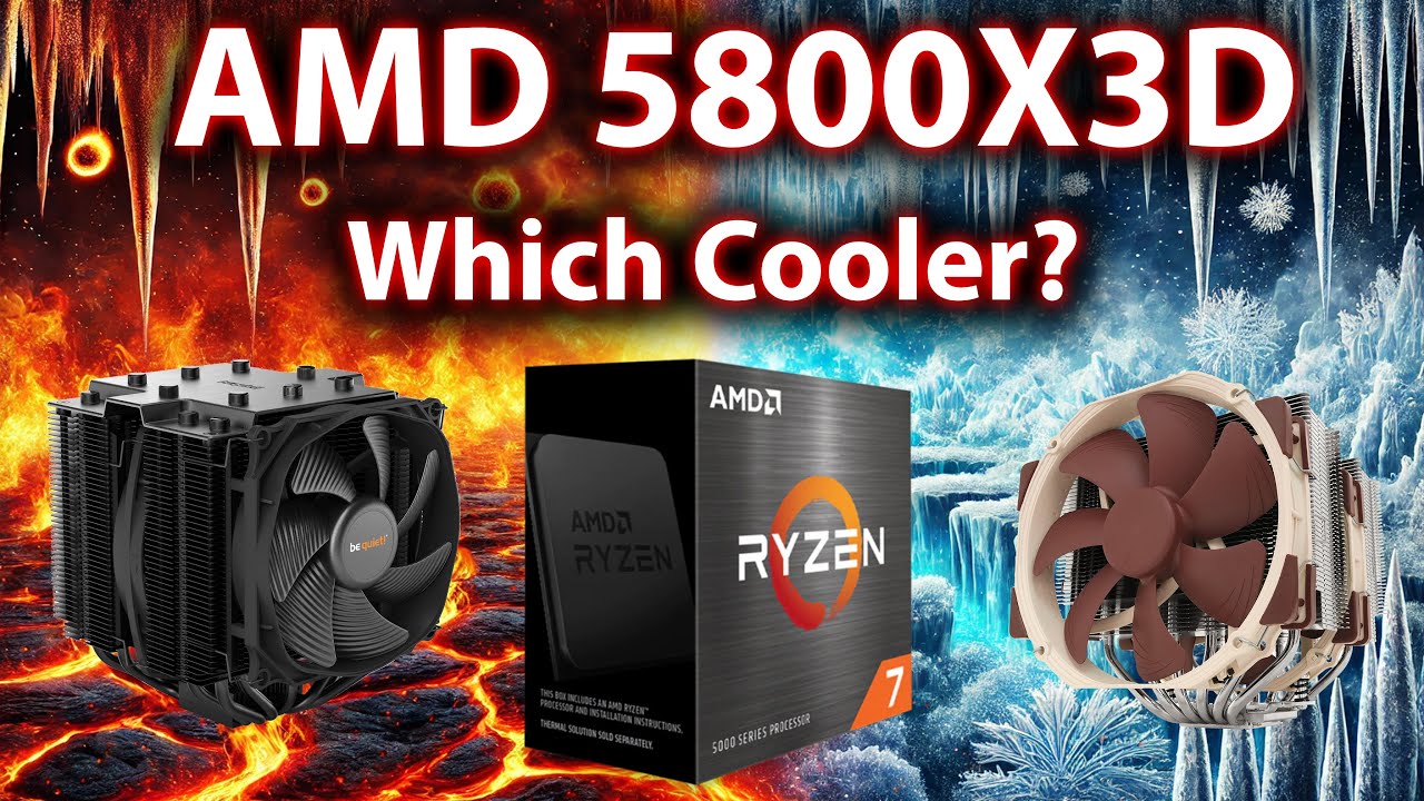 Пять лучших кулеров для процессора — Ryzen 5 5800X3D — избегайте этих ошибок!
