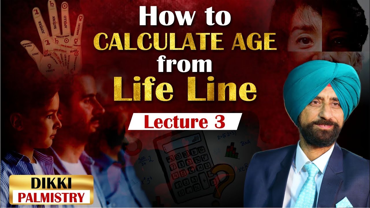 How to calculate age from Life Line | DIKKI Palmistry | Learn Palmistry | Lecture 3