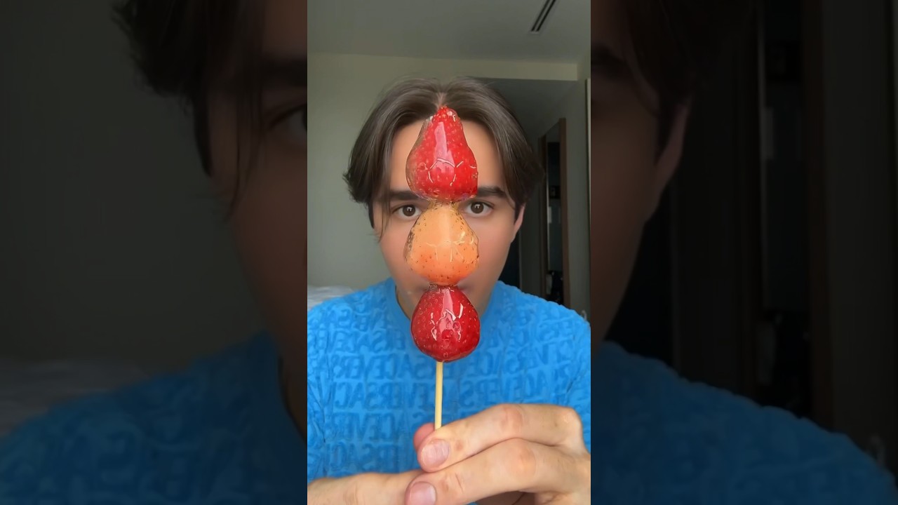 Trying interesting Japanese snacks! 🤩 Radmiru #shorts