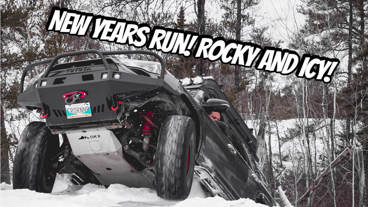 NEWYEARS RUN! ( rocky, icy and jumps!)