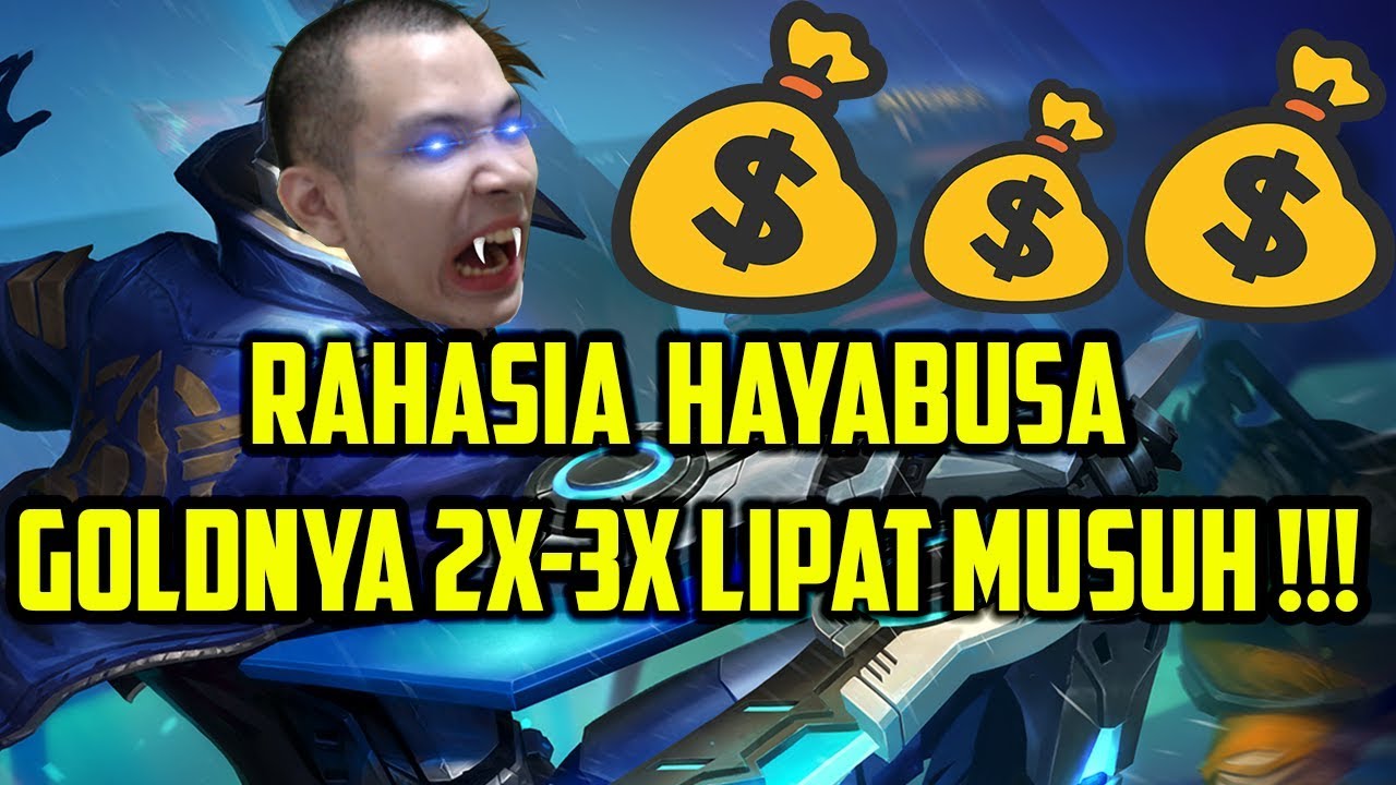 Tutorial Hayabusa, RAHASIA GOLD 2X-3X LIPAT MUSUH! Mobile Legends