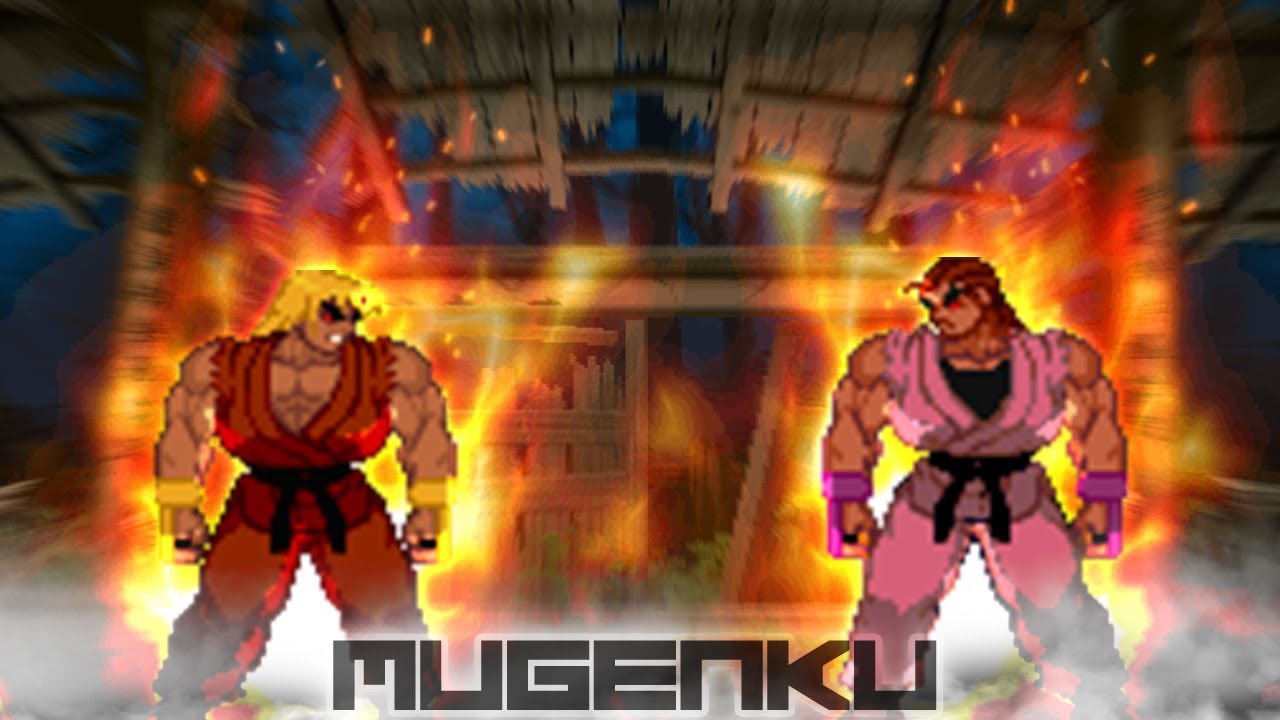 Reu Evil Ken vs Evil Dan. Street Fighter MUGEN Multiverse