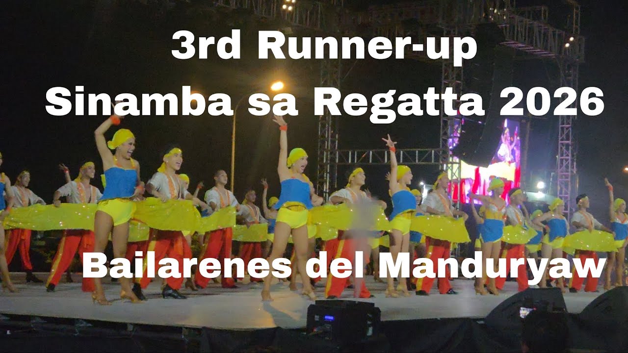 Sinamba sa Regatta 2026 3rd Runner-up Bailarenes del Manduryaw