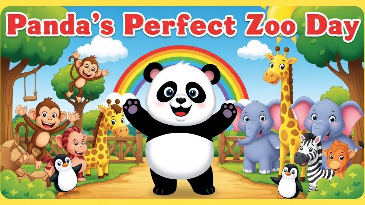 “Panda’s Perfect Zoo Day” 🐼🌈
