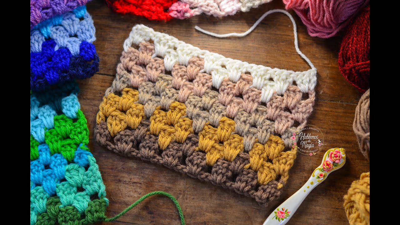 Diamantes de colores! ( Técnicas y crochet )
