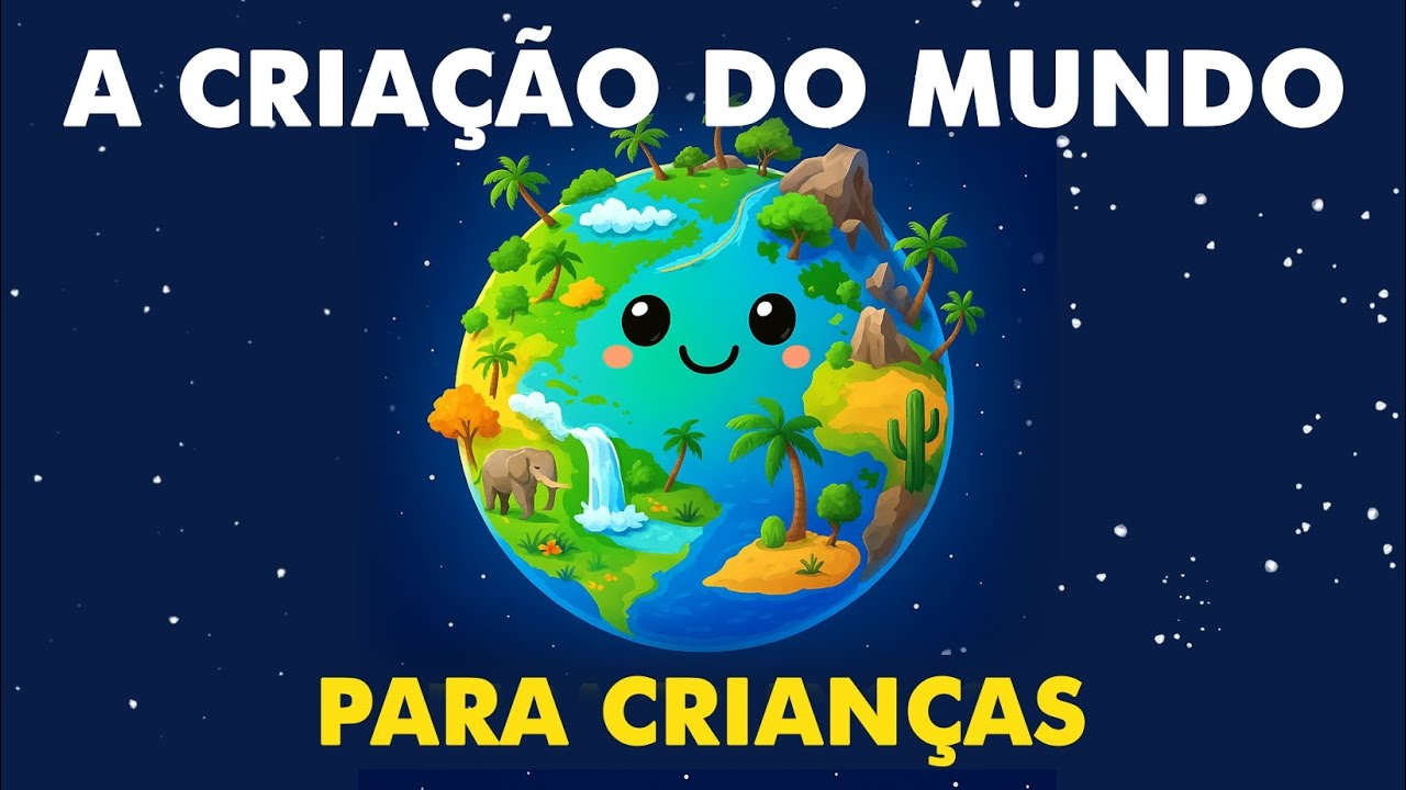 A História da Criação do Mundo Para Crianças | Desenho Bíblico | Catequese Infantil