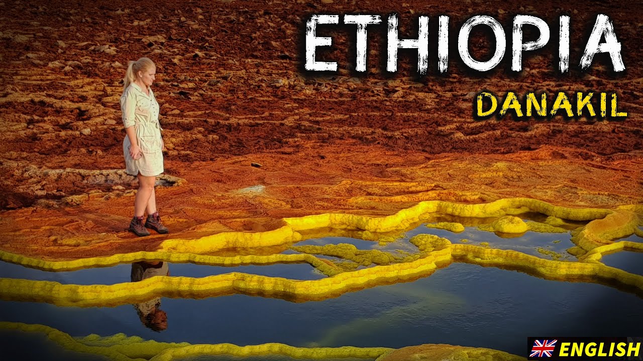 The gate to HELL - Ethiopia, Danakil depression, Erta Ale volcano, Dallol sulphur and salt field.