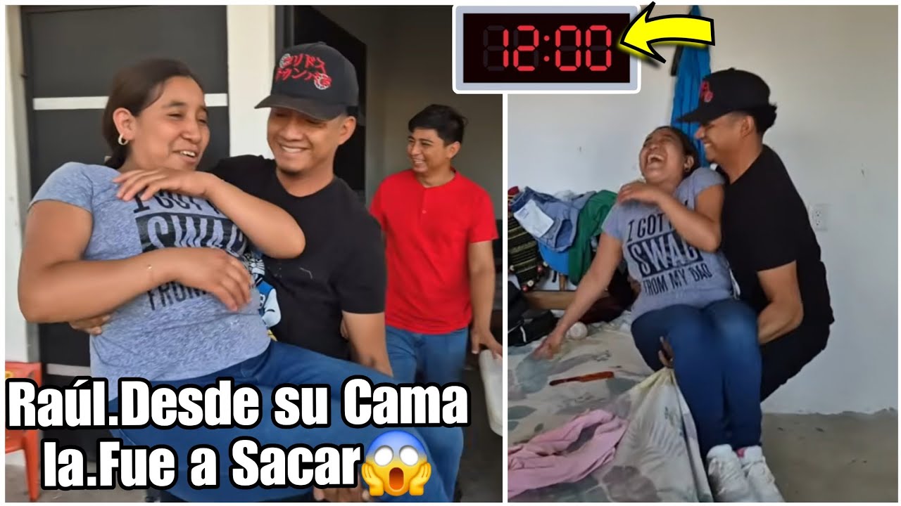 La mujer más Huebona 12 PM y Aún Seguia Durmiendo Raúl la Fue a Sacar desde la.Cama😳
