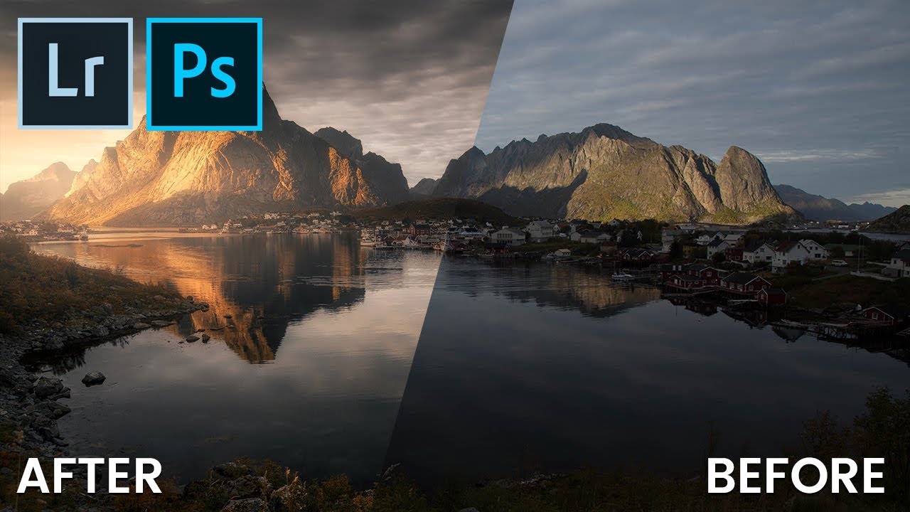 Create a glowing, colorful sunset Lightroom & Photoshop Editing | QE #54