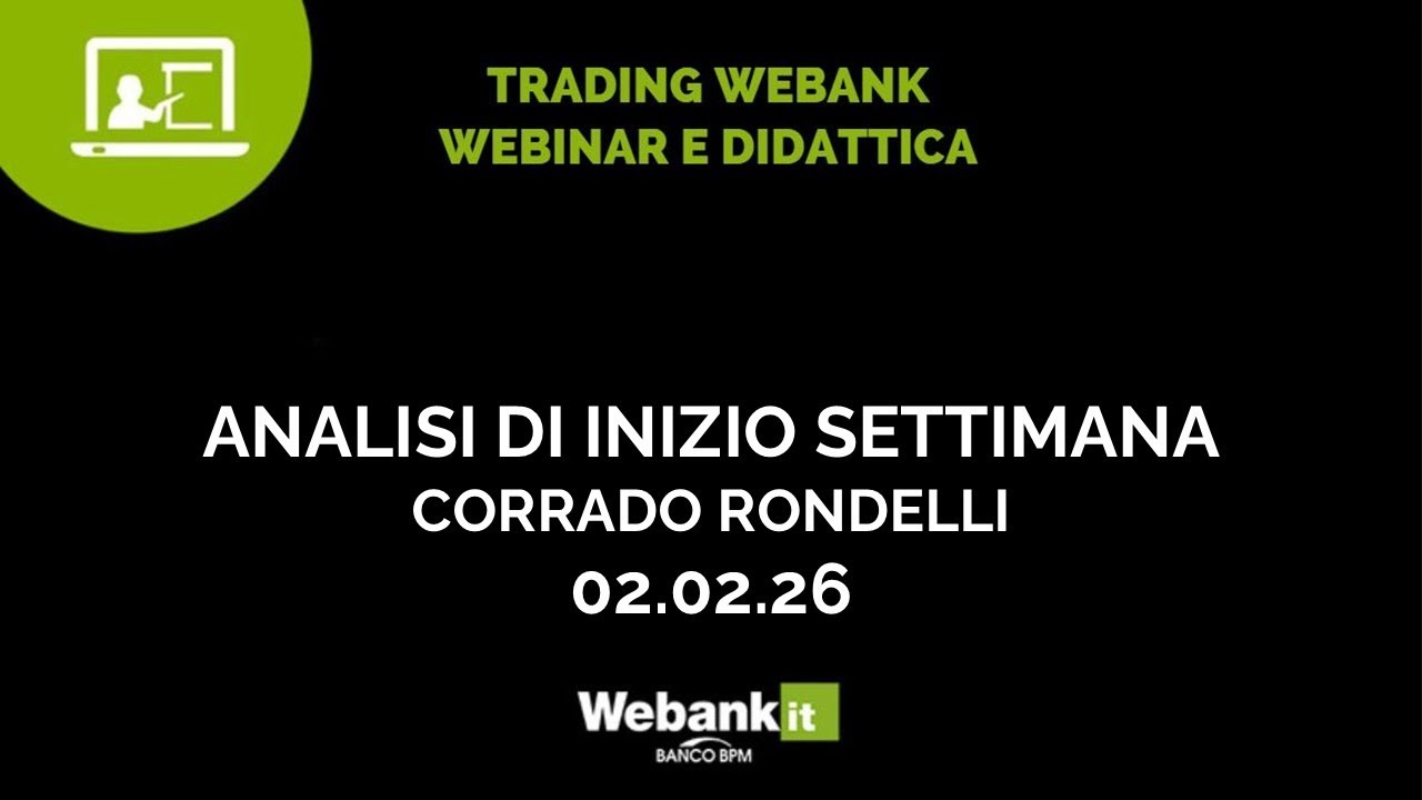 Analisi di inizio settimana