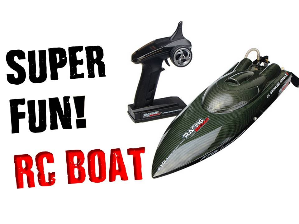 FEILUN FT011 High Speed Brushless Racing Boat FULL REVIEW & Water Run