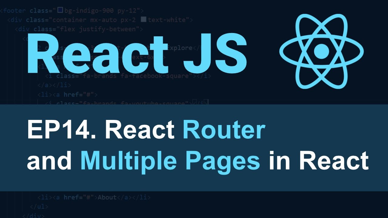 Учебник по React JS - 14 - Маршрутизатор React и несколько страниц в React для начинающих | Добав...