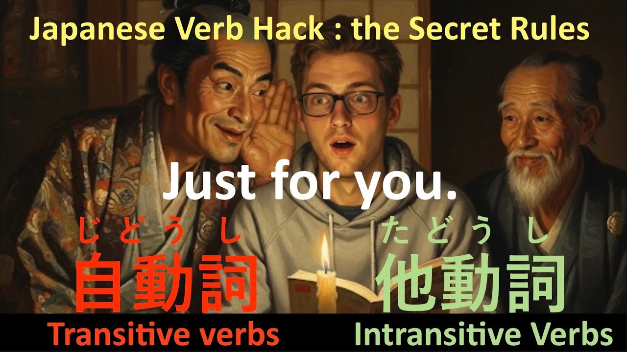 Japanese Transitive and Intransitive Verbs: Visual Guide(English)