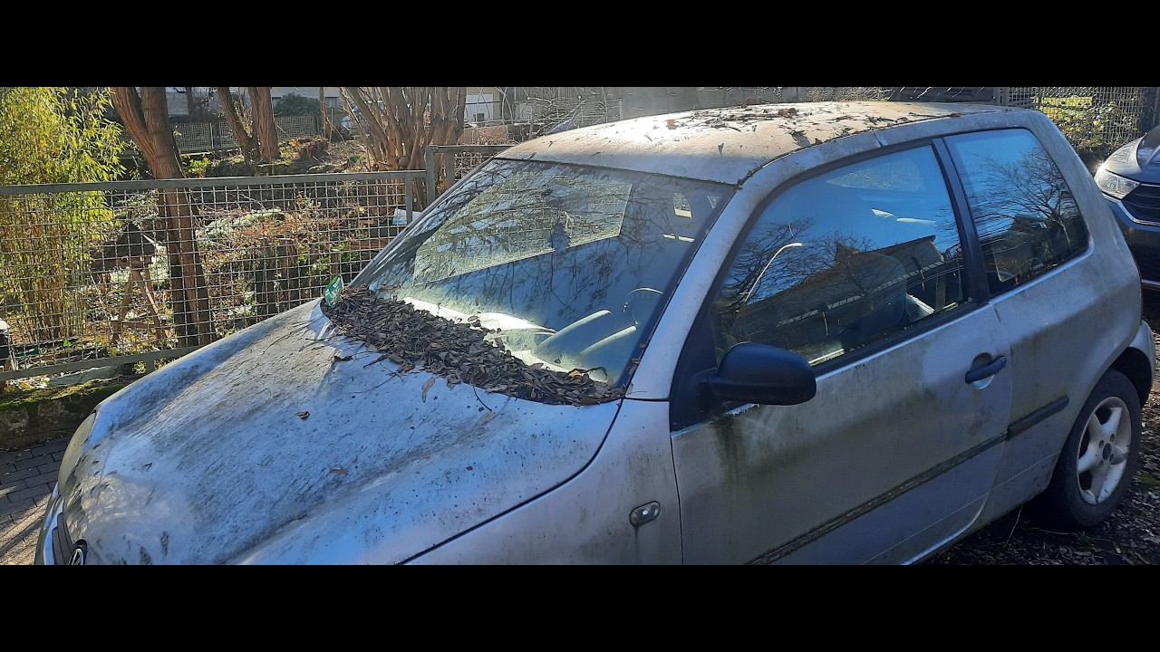 Schmutziges Auto am Hephataberg