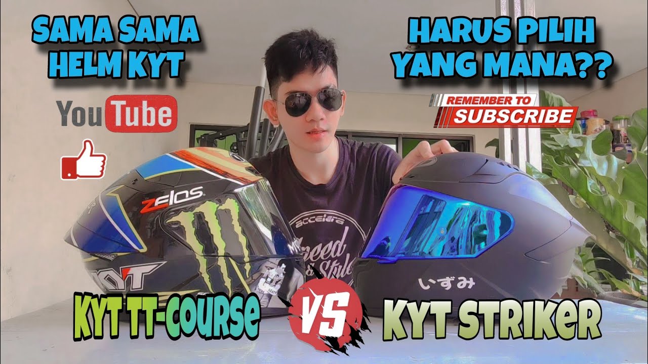 KYT Striker VS KYT TT-Course ‼️ Harus pilih yang mana??
