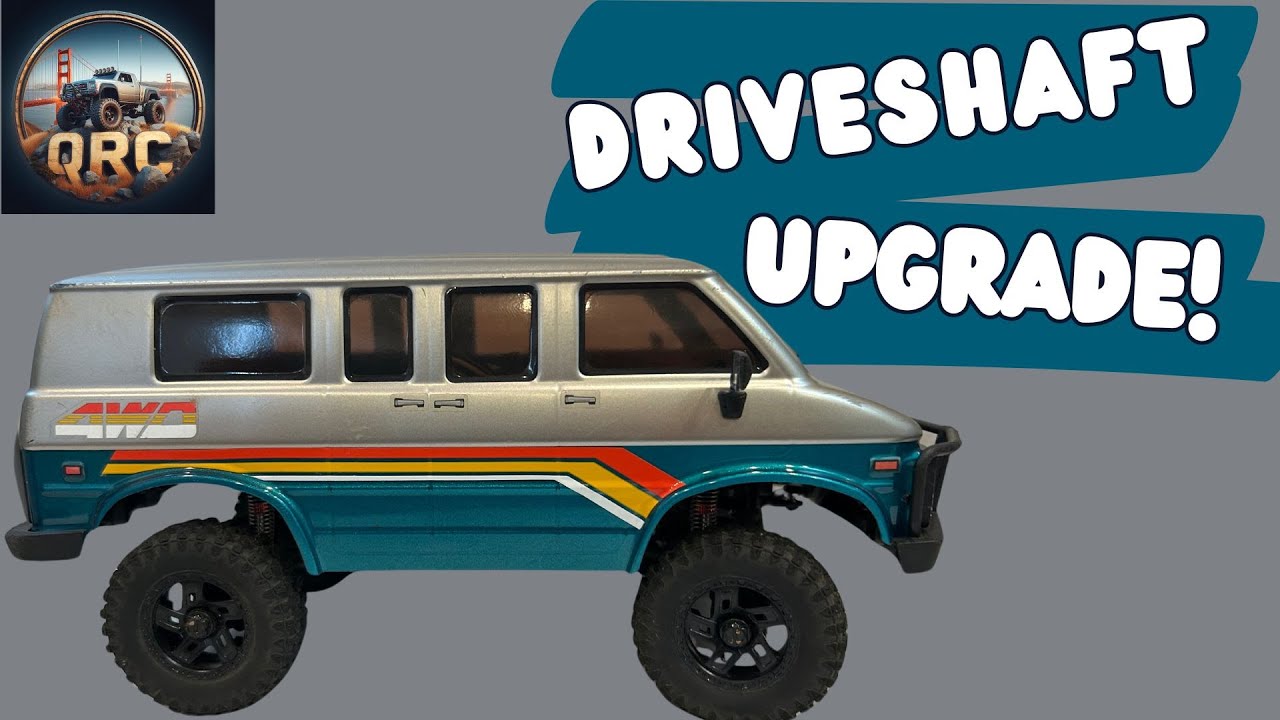 Hobby Plus CR18P Evo Pro Rock Van Driveshaft Upgrade! #rc #cr18p