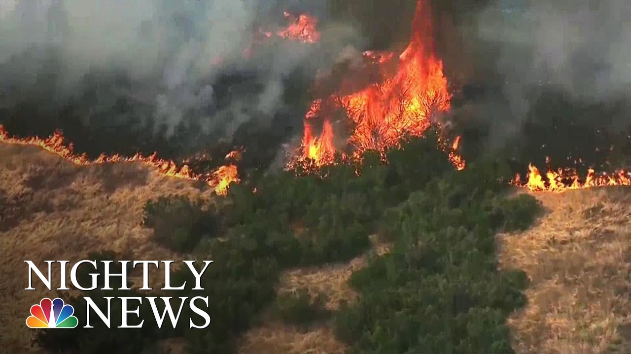 Recreational Drones Are Increasingly Hampering Efforts To Fight Wildfires | NBC Nightly News
